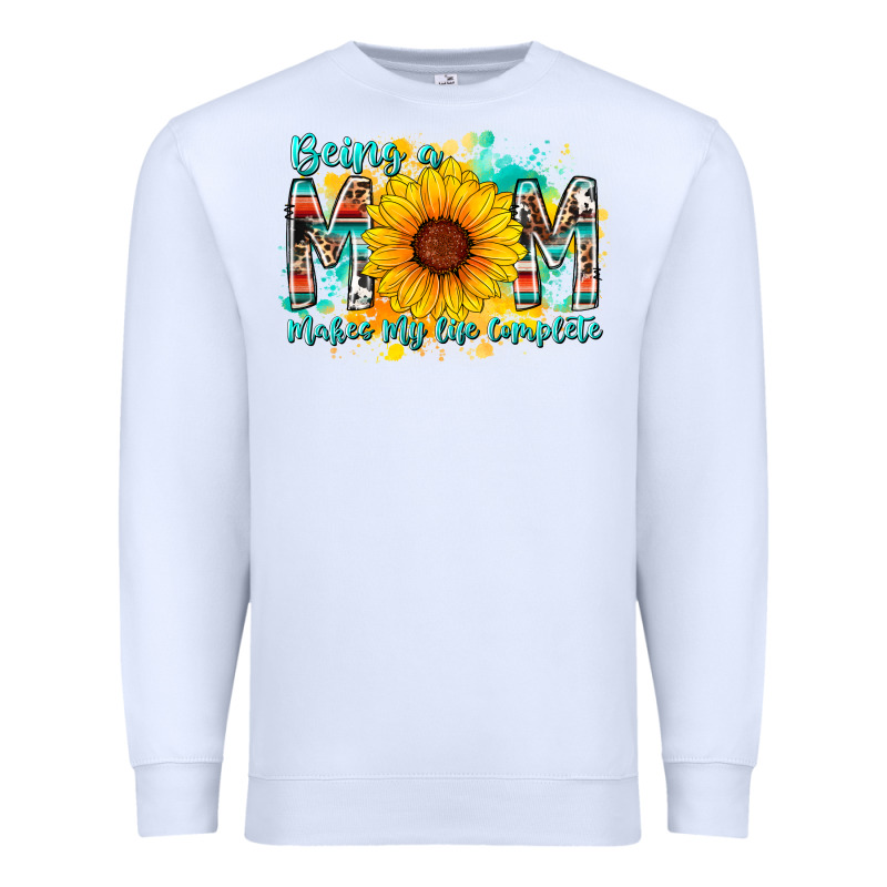 Being A Mom Makes My Life Complete Premium Sweatshirt by RacoonDesign | Teevron