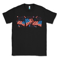 Black fourth of july american flag Classic Tee - RanaPortraitStore