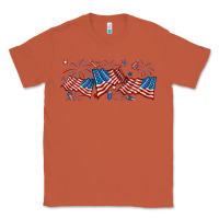 Copper fourth of july american flag Classic Tee - RanaPortraitStore