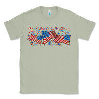 Matcha fourth of july american flag Classic Tee - RanaPortraitStore