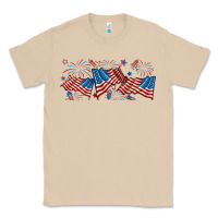 Mushroom fourth of july american flag Classic Tee - RanaPortraitStore