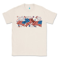 Natural fourth of july american flag Classic Tee - RanaPortraitStore