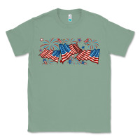 Sage fourth of july american flag Classic Tee - RanaPortraitStore