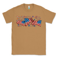 Toasted Coconut fourth of july american flag Classic Tee - RanaPortraitStore