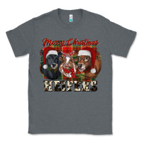 Charcoal Heather Merry Christmas Classic Tee - RanaPortraitStore