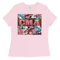 Bubblegum Pink cma Ladies Tee - LillyAllenDesigns