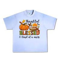 Grape Ice Thankful blessed and kind of a mess Urban Heavy Tee - NancyCooperArtShop