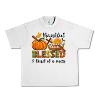 Lunar Rock Thankful blessed and kind of a mess Urban Heavy Tee - NancyCooperArtShop