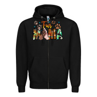Black fur mama Zipper Hoodie - CowhideDigitalArt