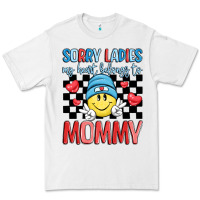 White sorry ladies my heart belongs to mommy Premium Tee - LillyAllenDesigns