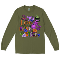 Army Green yes i can drive a stick Long Sleeve Tee - CowGirlArtShop