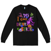 Black yes i can drive a stick Long Sleeve Tee - CowGirlArtShop