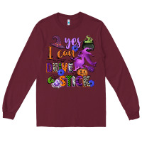 Burgundy yes i can drive a stick Long Sleeve Tee - CowGirlArtShop