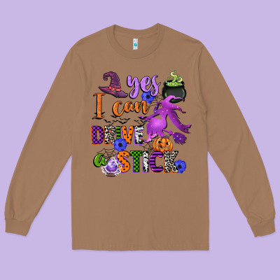 Yes I Can Drive A Stick Long Sleeve Tee Designed By Cowgirlartshop