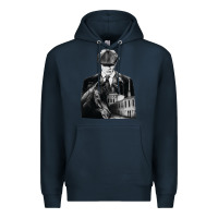 Navy gift idea drama blinders drama peaky funny graphic gifts Premium Hoodie - lanVoArt