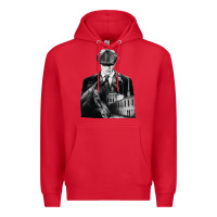 Red gift idea drama blinders drama peaky funny graphic gifts Premium Hoodie - lanVoArt