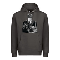 Smoke gift idea drama blinders drama peaky funny graphic gifts Premium Hoodie - lanVoArt
