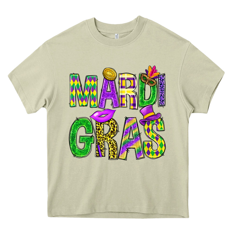 Mardi Gras Carnaval Mask With Fleur De Lis Heavy Core Tee by BundleAndBundleShop | Teevron