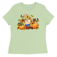 Matcha fall scarecrow Ladies Tee - LillyAllenDesigns