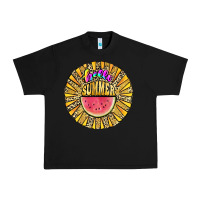 Black hello summer Urban Heavy Tee - JahusDesignShop