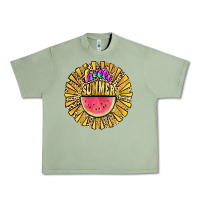 Oil Green hello summer Urban Heavy Tee - JahusDesignShop
