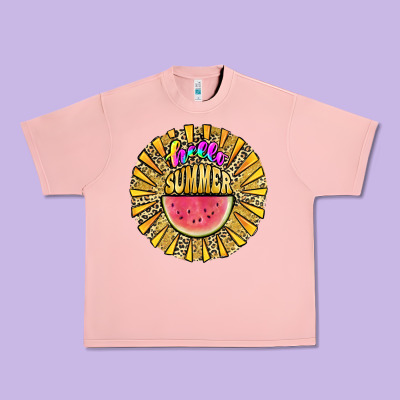 Hello Summer Urban Heavy Tee Designed By Jahusdesignshop