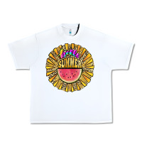 White hello summer Urban Heavy Tee - JahusDesignShop