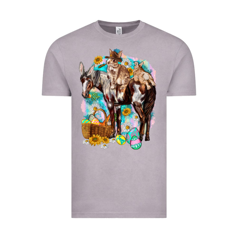 Happy Easter Day Rodeo Vintage Tee by NancyCooperArtShop | Teevron