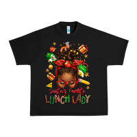 Black santas favorite lunch lady afro messy bun Urban Heavy Tee - texasbilliewilder