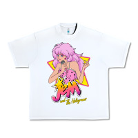 White so funny jem and the holograms classic fans Urban Heavy Tee - lanVoArt