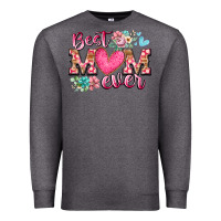 Charcoal Heather best mom ever Premium Sweatshirt - RacoonDesign