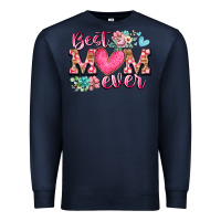 Navy best mom ever Premium Sweatshirt - RacoonDesign