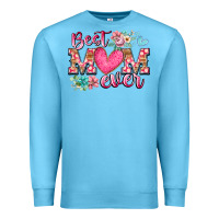 Ocean Blue best mom ever Premium Sweatshirt - RacoonDesign