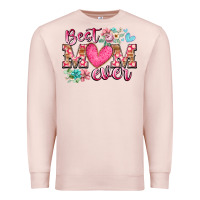 Pale Pink best mom ever Premium Sweatshirt - RacoonDesign