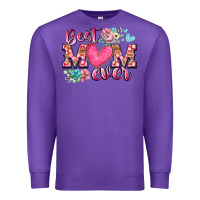 Purple best mom ever Premium Sweatshirt - RacoonDesign