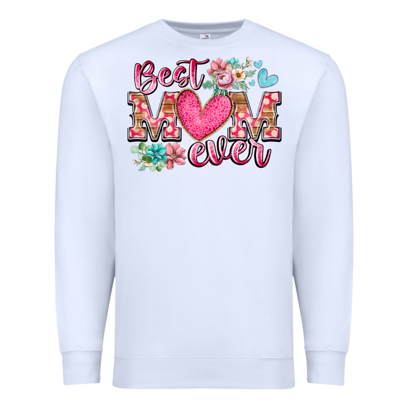 Best Mom Ever Premium Sweatshirt by RacoonDesign | Teevron