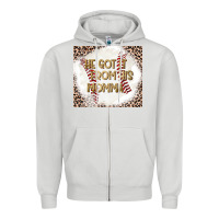 Dove Grey He Got it From his Momma Zipper Hoodie - CowhideDigitalArt