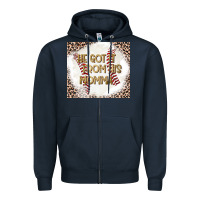 Navy He Got it From his Momma Zipper Hoodie - CowhideDigitalArt