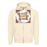 Sandshell He Got it From his Momma Zipper Hoodie - CowhideDigitalArt
