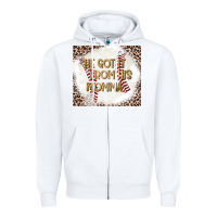 White He Got it From his Momma Zipper Hoodie - CowhideDigitalArt