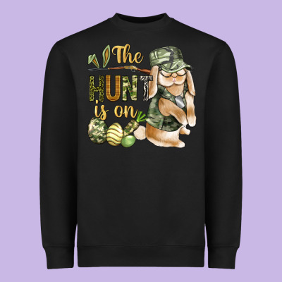 The Hunt Is On Heavyweight Sweatshirt Designed By Bundleandbundleshop