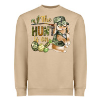 Mushroom The Hunt Is On Heavyweight Sweatshirt - BundleAndBundleShop
