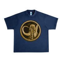 Navy mammoth black king Urban Heavy Tee - lanVoArt