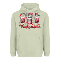 Matcha you give me teachcardia Heavyweight Hoodie - RacoonDesign