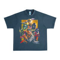 Midnight Navy rip jason david frank ranger Urban Heavy Tee - lanVoArt
