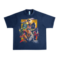 Navy rip jason david frank ranger Urban Heavy Tee - lanVoArt