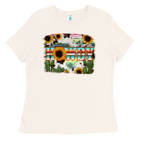 Bone Howdy Serape And Sunflower Ladies Tee - RanaPortraitStore