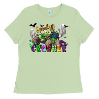 Matcha spooky crusher monster truck Ladies Tee - LillyAllenDesigns