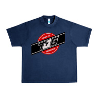 Navy toqger vintage rainbow line Urban Heavy Tee - lanVoArt