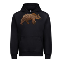 Black bear Urban Hoodie - BarkalooDesign
